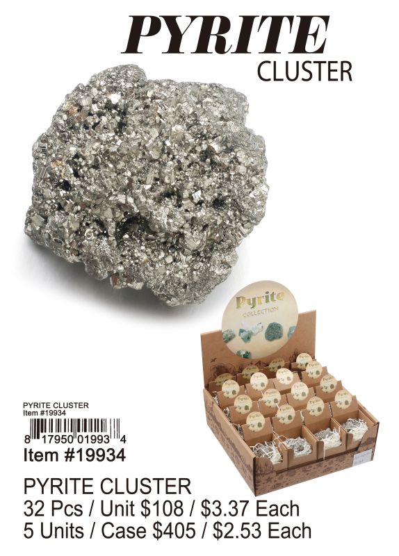 Pyrite Cluster - 32 Pieces Unit