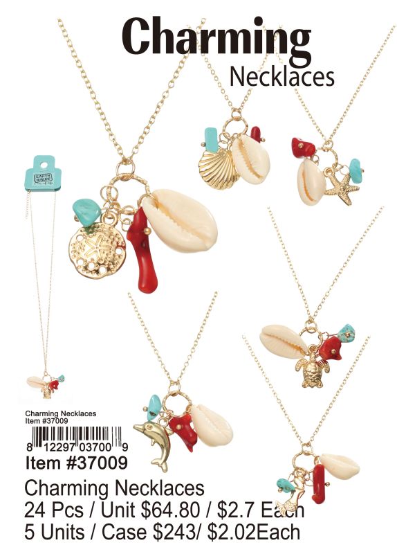 Charming Necklaces - 24 Pieces Unit