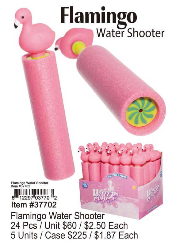 Flamingo Water Shooter - 24 Pieces Unit