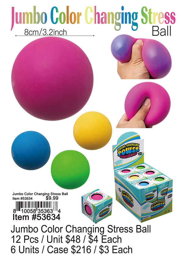 Jumbo Color Changing Stress Ball