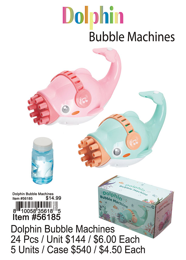 Dolphin Bubble Machines