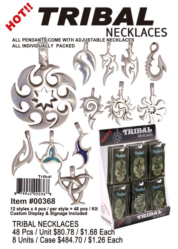 Tribal Necklaces - 48 Pieces Unit