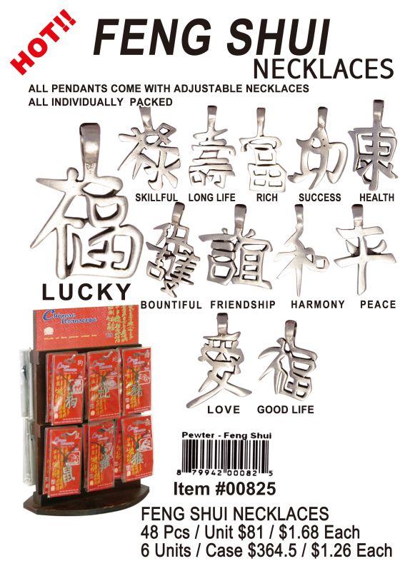 Feng Shui Necklaces - 48 Pieces Unit