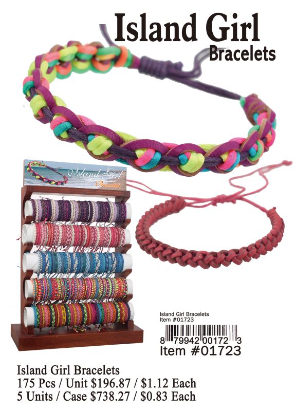 Island Girl Bracelets - 175 Pieces Unit