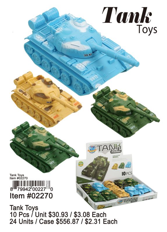 Tank Toys - 10 Pieces Unit
