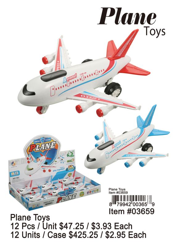 Plane Toys - 12 Pieces Unit