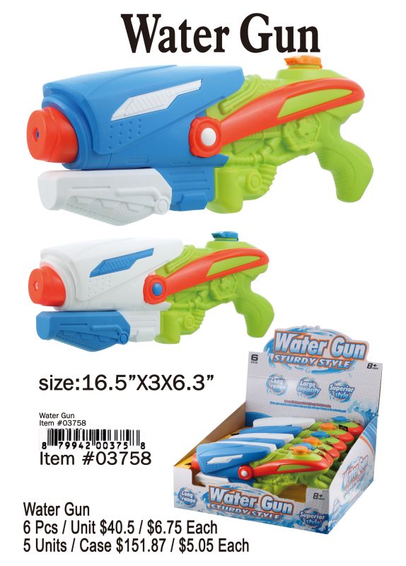 Water Gun - 6 Pieces Unit