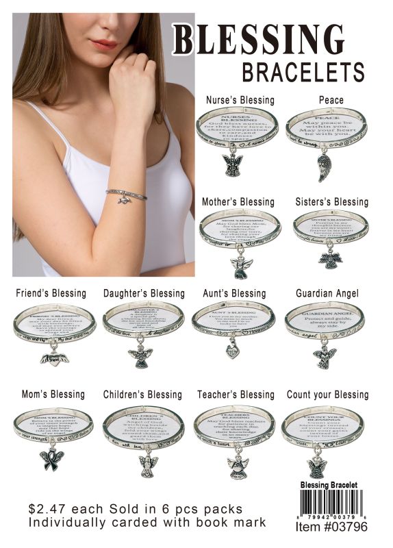 Blessing Bracelets - 48 Pieces Unit - Click Image to Close