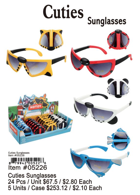 Cuties Sunglasses - 24 Pieces Unit