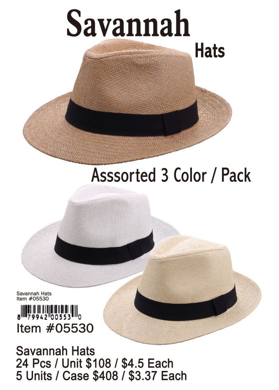 Savannah Hats - 24 Pieces Unit