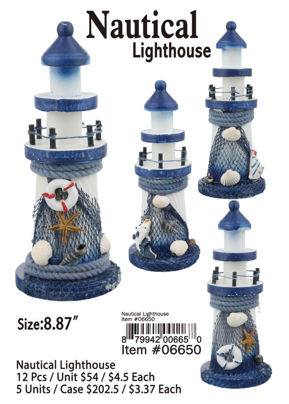 Nautical Lighthouse - 12 Pieces Unit