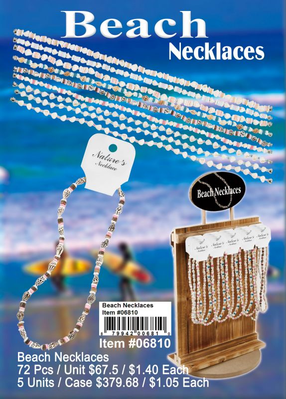 Beach Necklaces - 72 Pieces Unit - Click Image to Close
