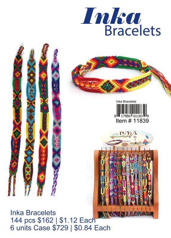 Inka Bracelets - 144 Pieces Unit