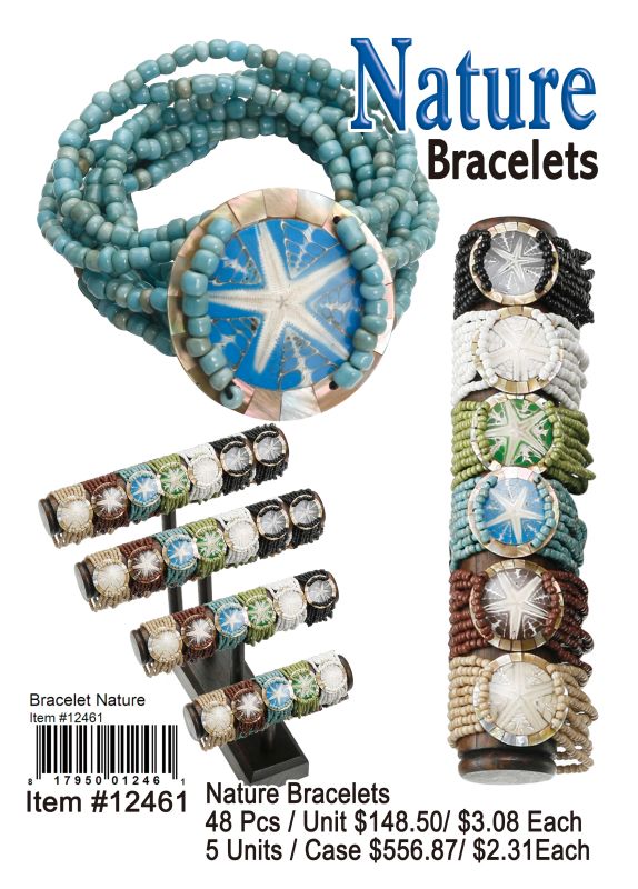Nature Bracelets - 48 Pieces Unit