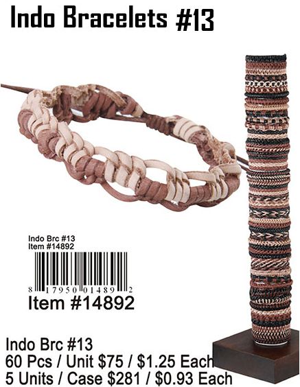 Indo Bracelets-13 - 60 Pieces Unit