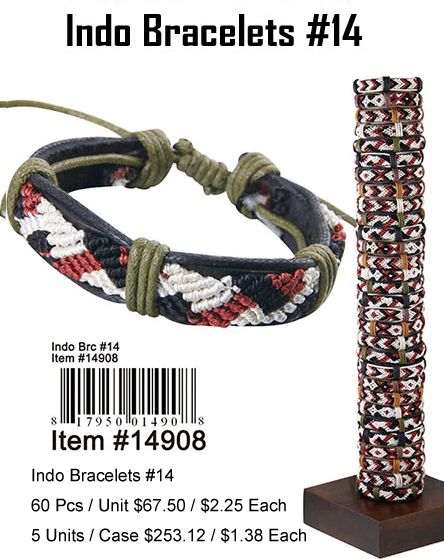 Indo Bracelets-14 - 30 Pieces Unit - Click Image to Close