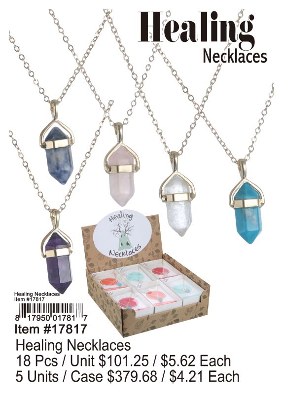 Healing Necklaces - 18 Pieces Unit - Click Image to Close