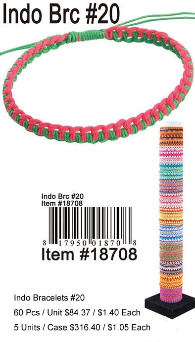 Indo Bracelets-20 - 60 Pieces Unit