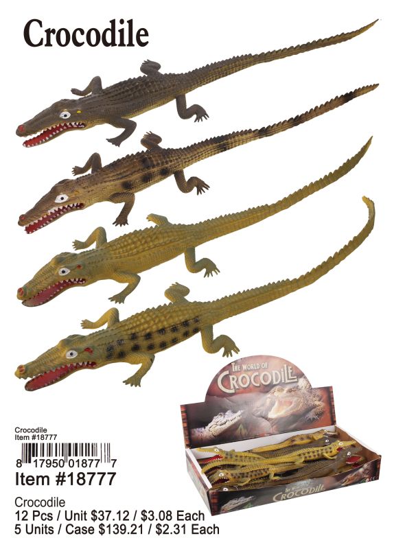 Crocodile - 12 Pieces Unit - Click Image to Close