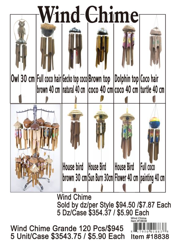 Wind Chime - 12 Pieces Unit
