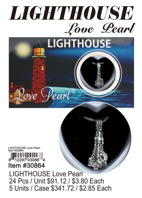Lighthouse Love Pearl - 24 Pieces Unit - Click Image to Close