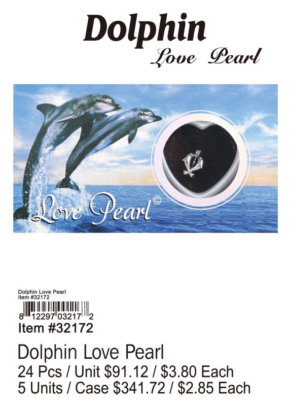 Dolphin Love Pearl - 24 Pieces Unit