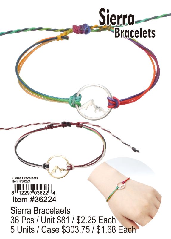Sierra Bracelets - 36 Pieces Unit