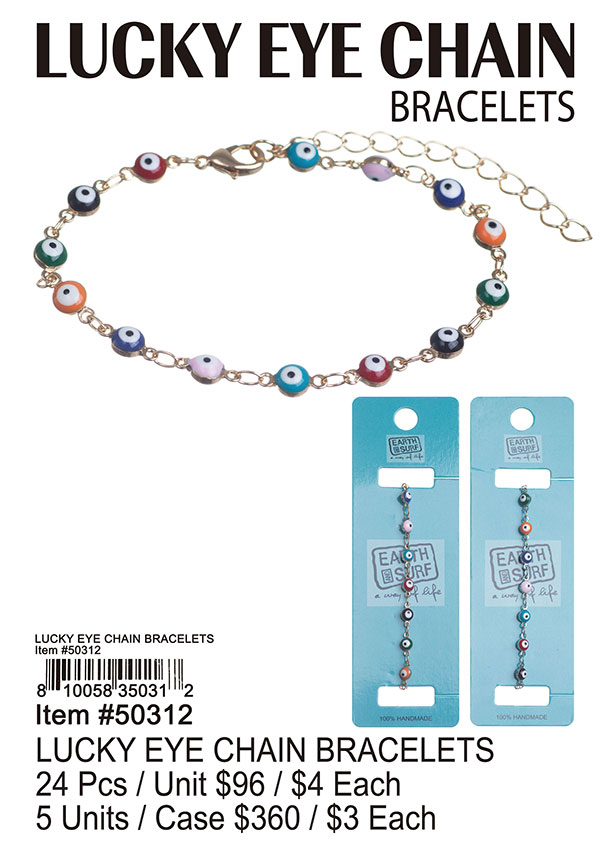 Lucky Eye Chain Bracelets