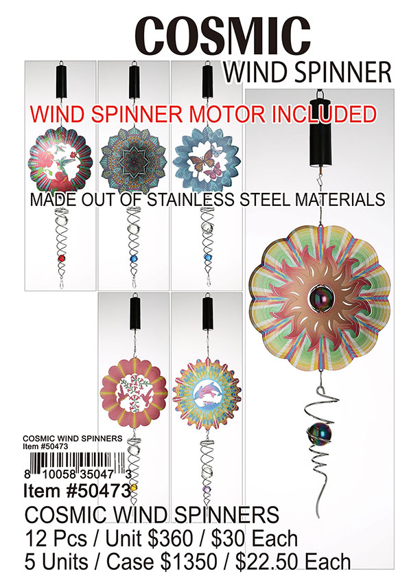 Cosmic Wind Spinners