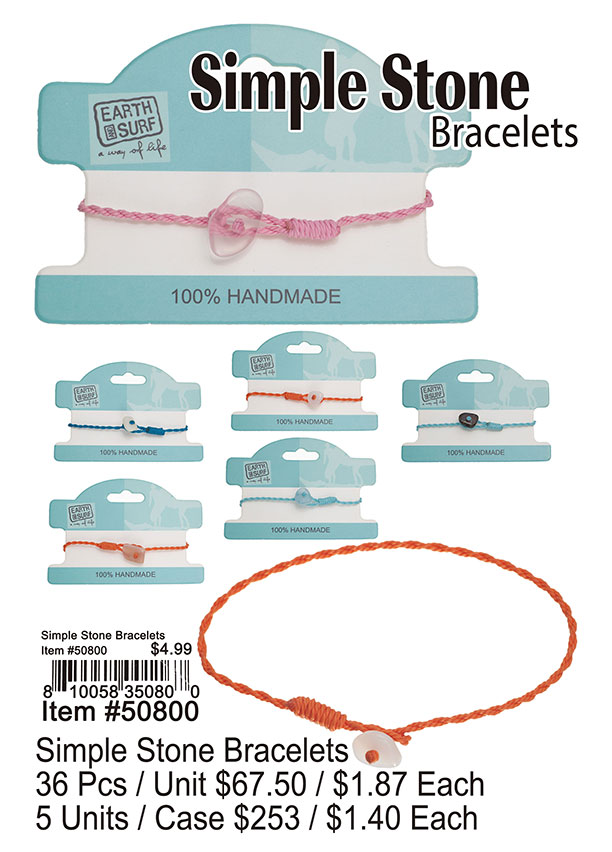 Simple Stone Bracelets