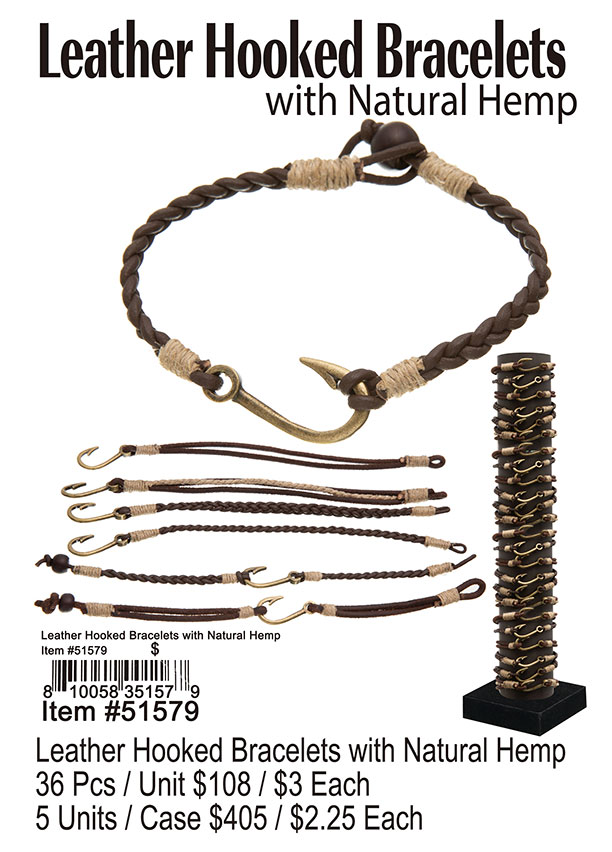 Leather Hooked Bracelets