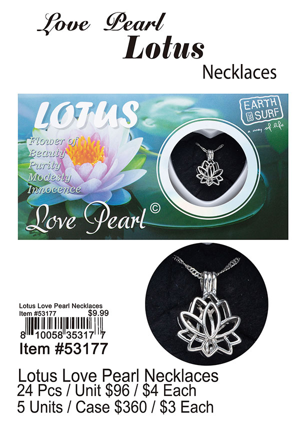Lotus Love Pearl Necklaces