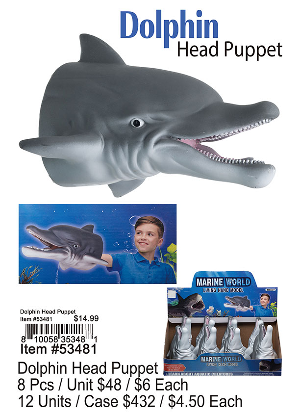 Dolphin Head Puppet