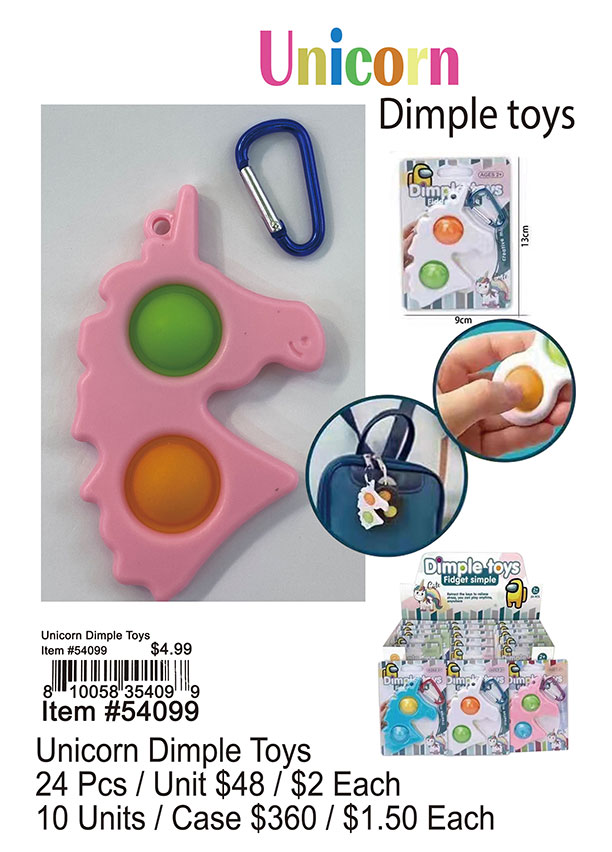Unicorn Dimple Toys