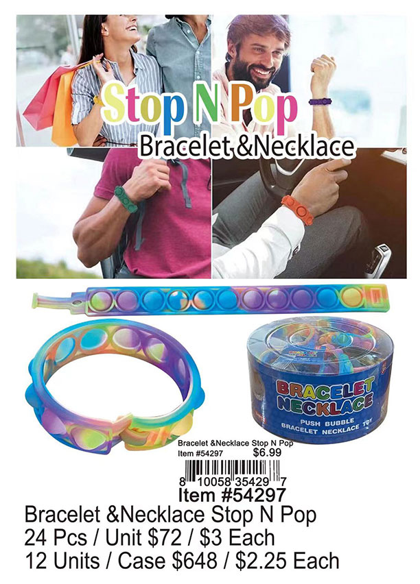 Bracelets and Necklace Stop N Pop