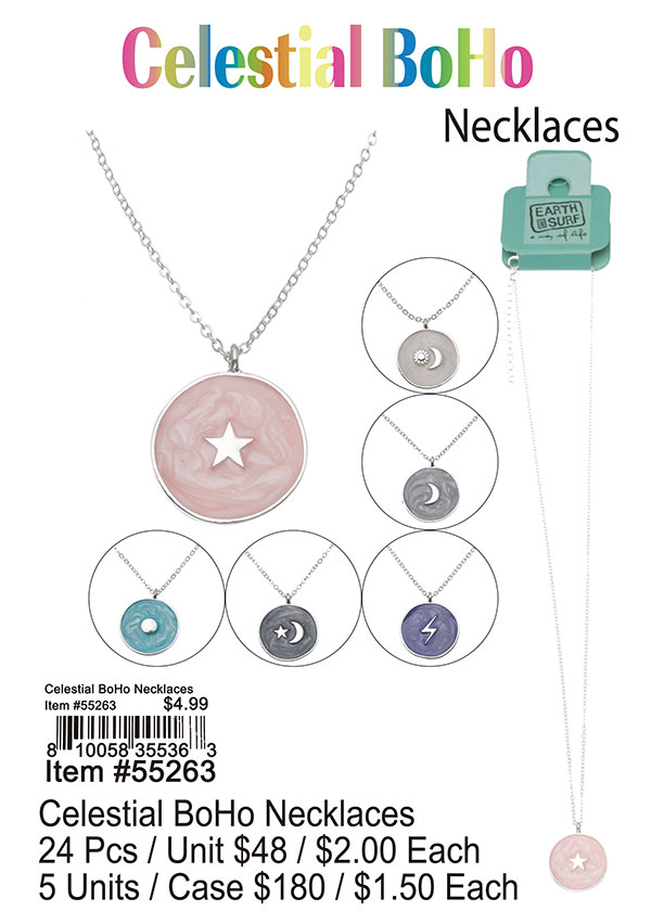 Celestial BoHo Necklaces