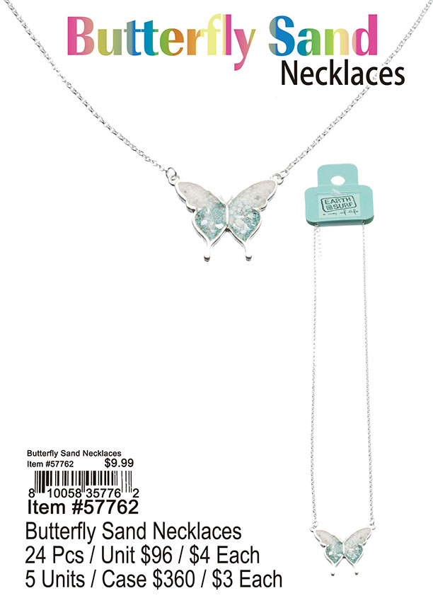 Butterfly Sand Necklaces