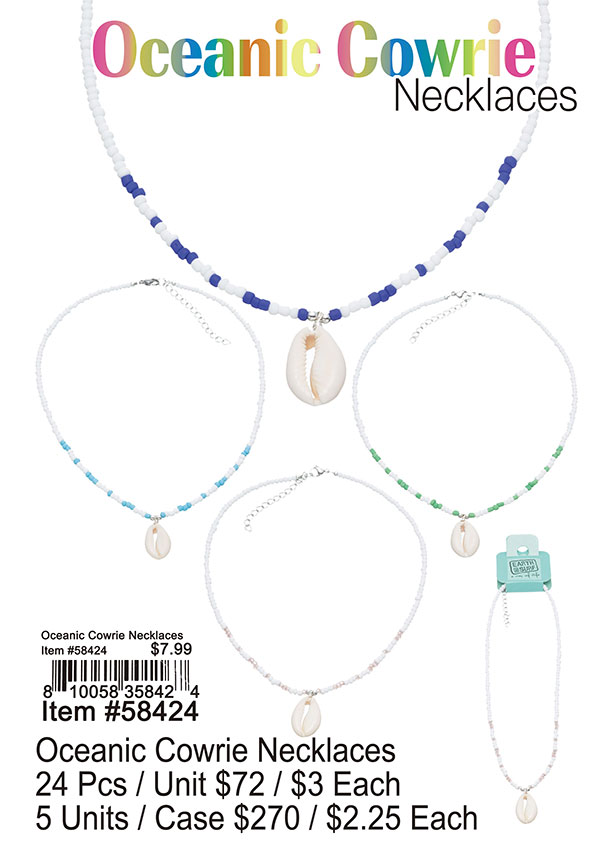 Oceanic Cowrie Necklaces