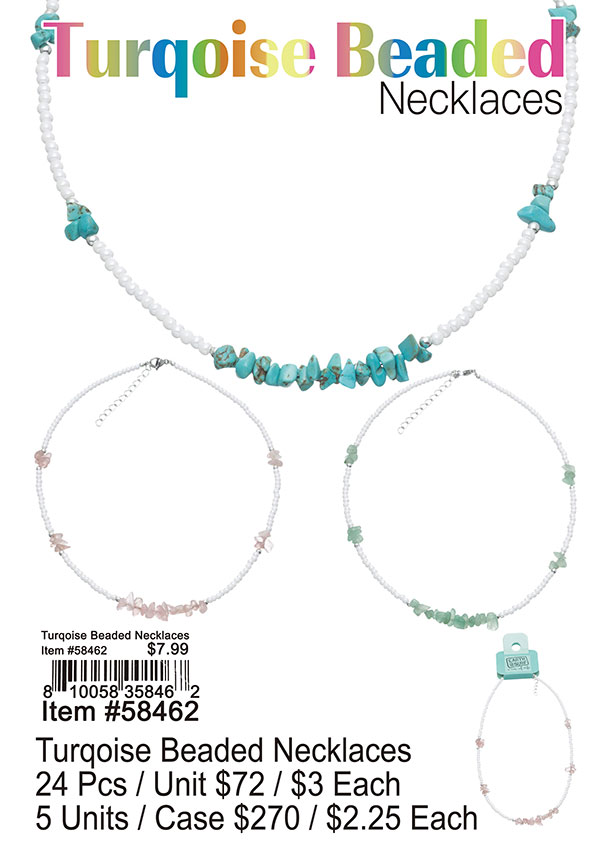 Turqoise Beaded Necklaces
