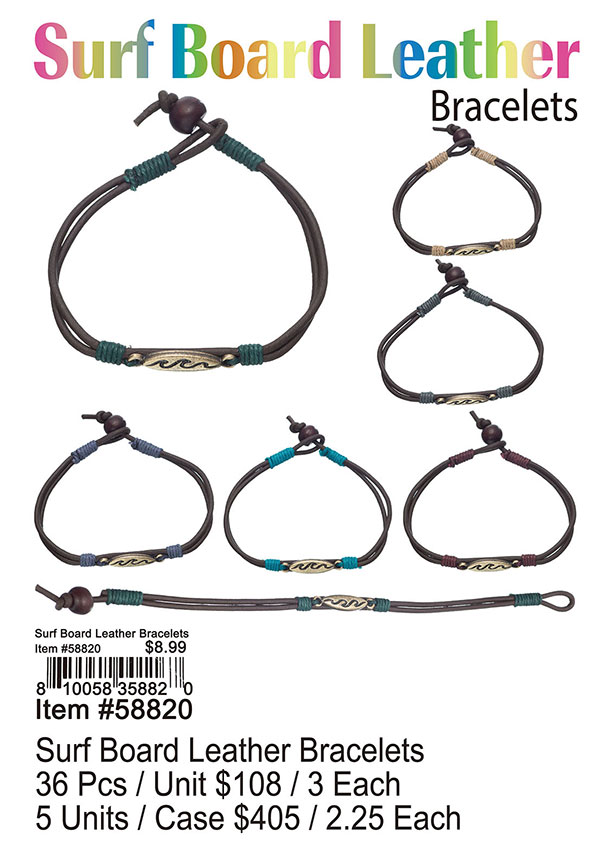 Anchor Leather Hook Bracelets