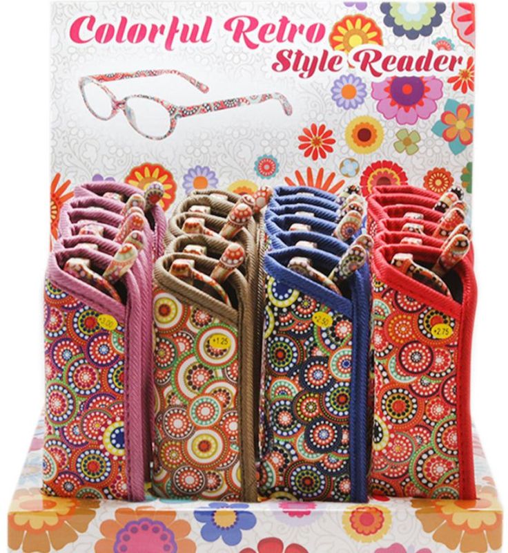 Ladies Georgio Caponi Colorful Retro - 24 Pieces Unit - Click Image to Close